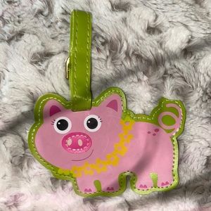 Pink Piggy Luggage Tag